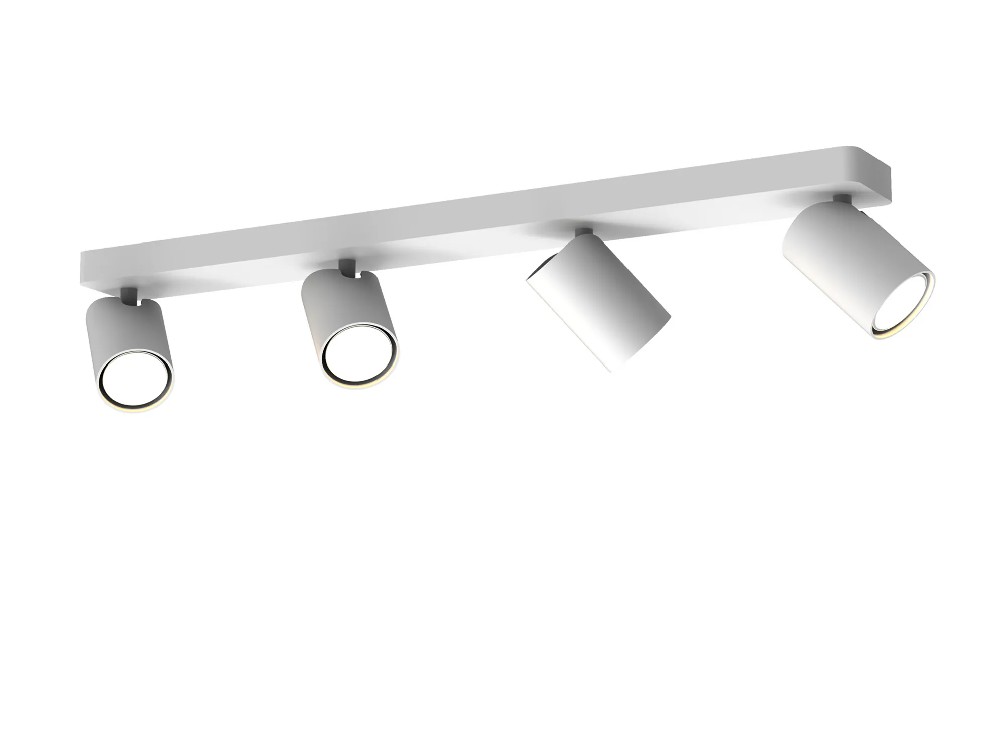 M6280  Sal Linear 4 Light Spotlight GU10 Matt White